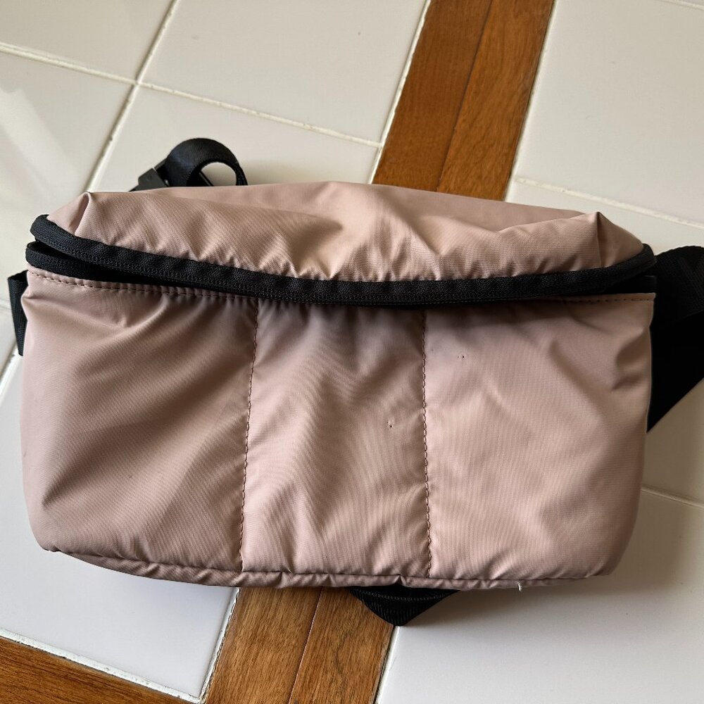 Calpak Luka Belt Bag in Rose Quartz